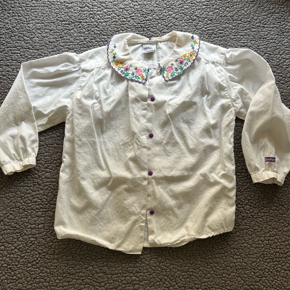 OshKosh B'gosh Purple and Pink Dress Set with Blouse - Picture 5 of 6